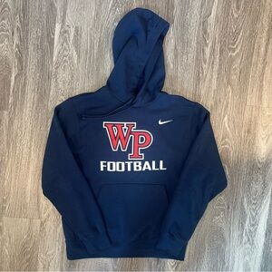 William Patterson football navy blue nike hoodie